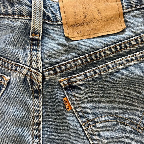 Vintage Levi’s 954 short vtg size 7 medium wash made in 11/1995 - Picture 3 of 5
